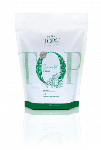 Пленочный воск в гранулах Italwax TOP LINE EMERALD ИЗУМРУД 750гр